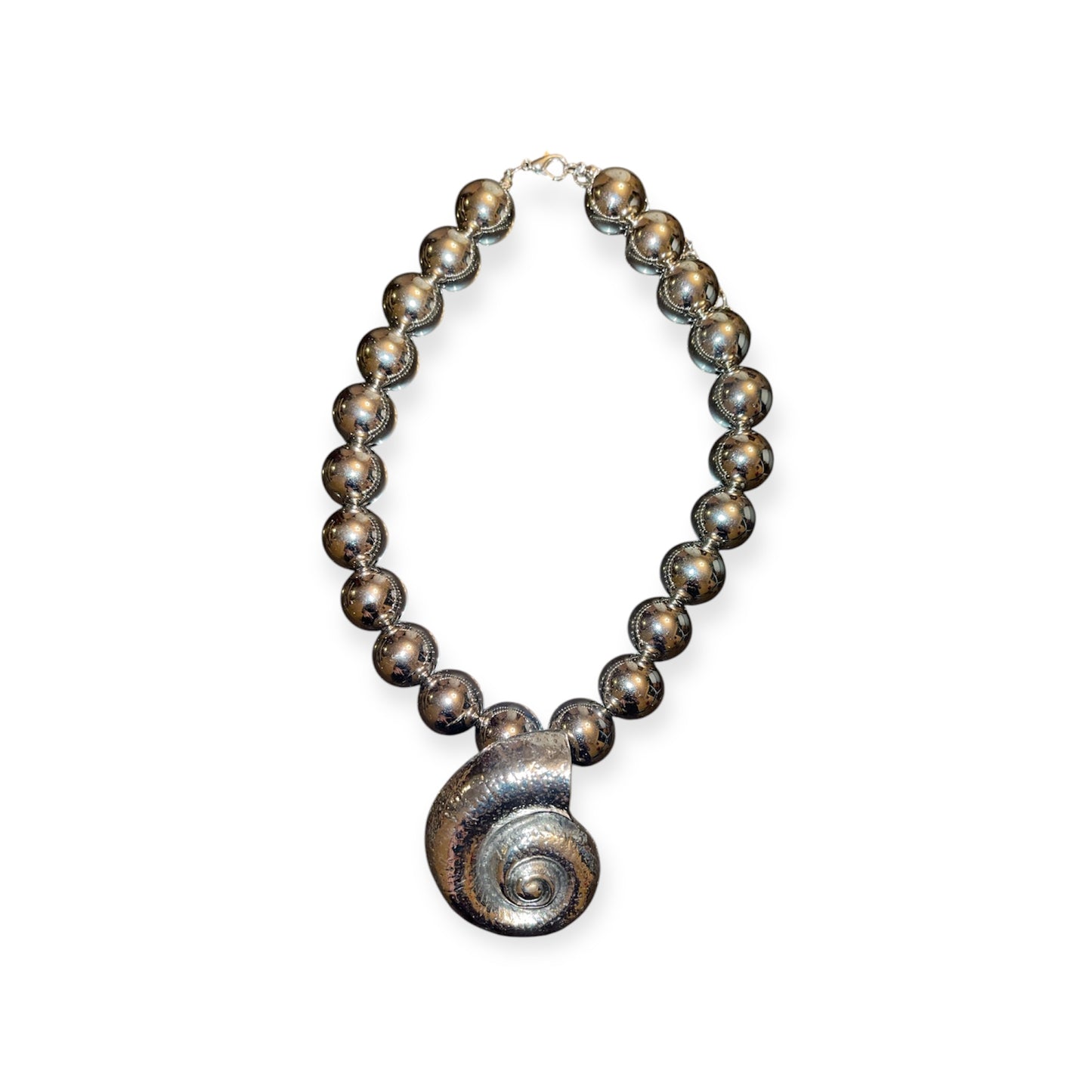 OCEANA SILVER PEARL NECKLACE